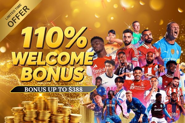 Bonus Selamat Datang 110% - Sehingga $388